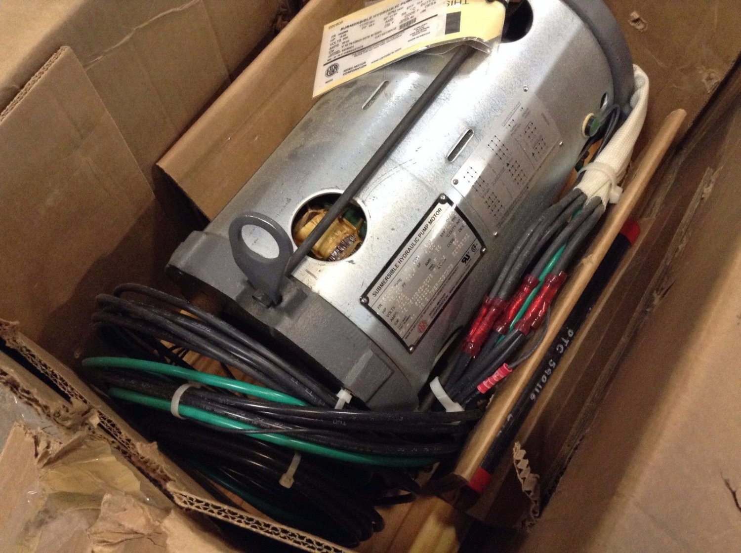 U.S. Motors EZ15S1HZ 160ZBS 15 HP 200 V 3430 RPM Submersible Hyd Pump