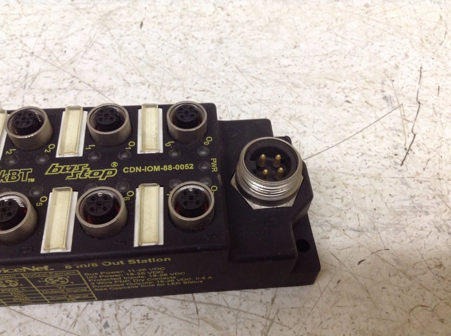 Turck CDN-IOM-88-0052 bus stop Devicenet I/O Block CDNIOM880052 (TSC)