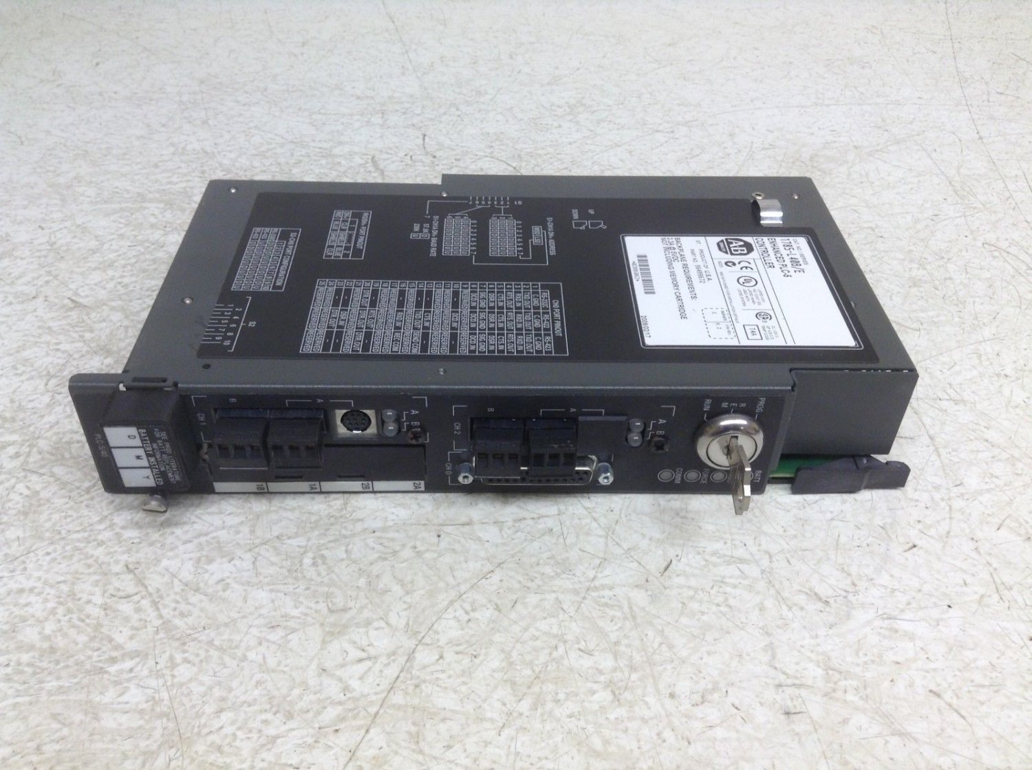 Allen Bradley 1785-L40B/E Enhanced PLC 5 Controller Ser E F/W Rev. K.2 1785L40B