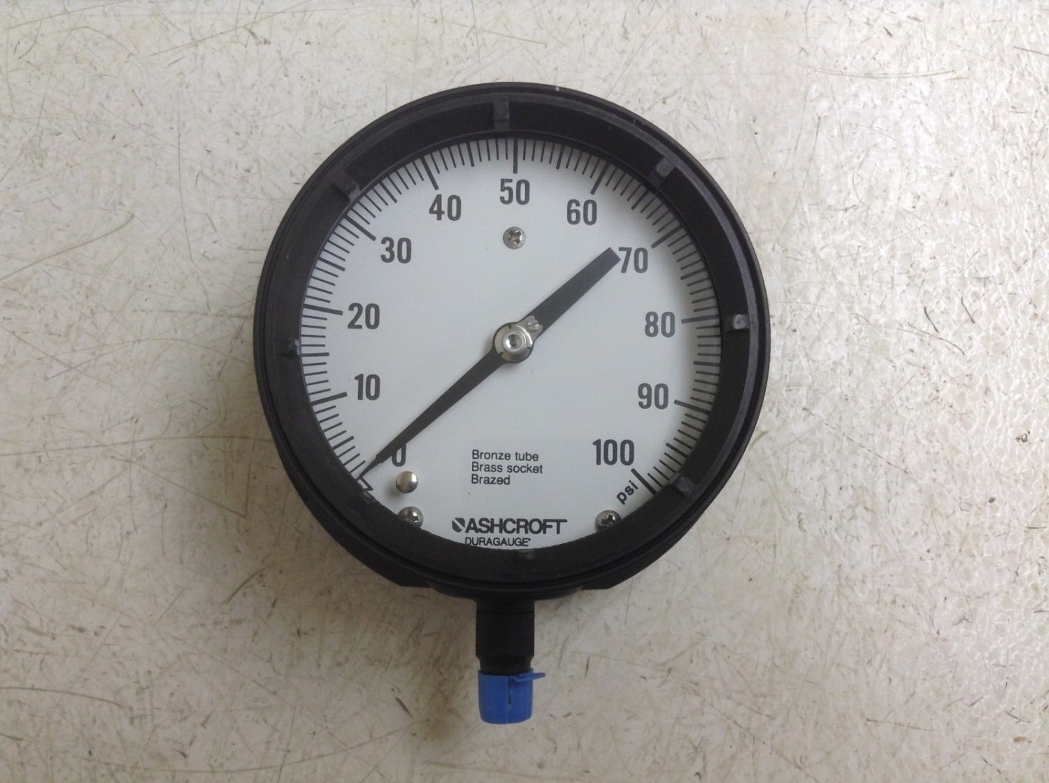 Ashcroft Duragauge 45-1379-AS-02L-100# Pressure Gauge 451379AS02L100# New