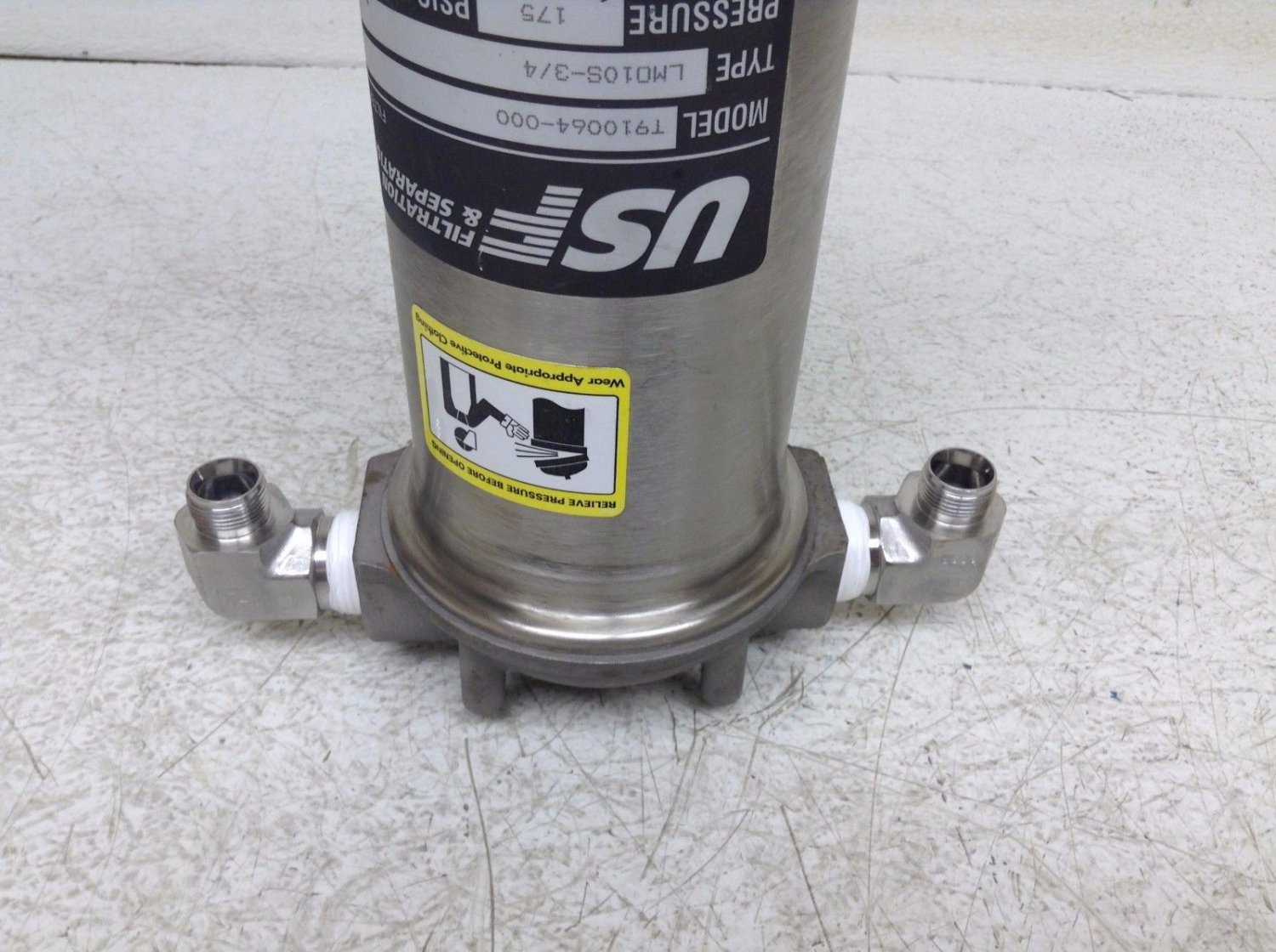 USF Filtration & Separations T910064000 LMO10S3/4 Stainless Steel Filter