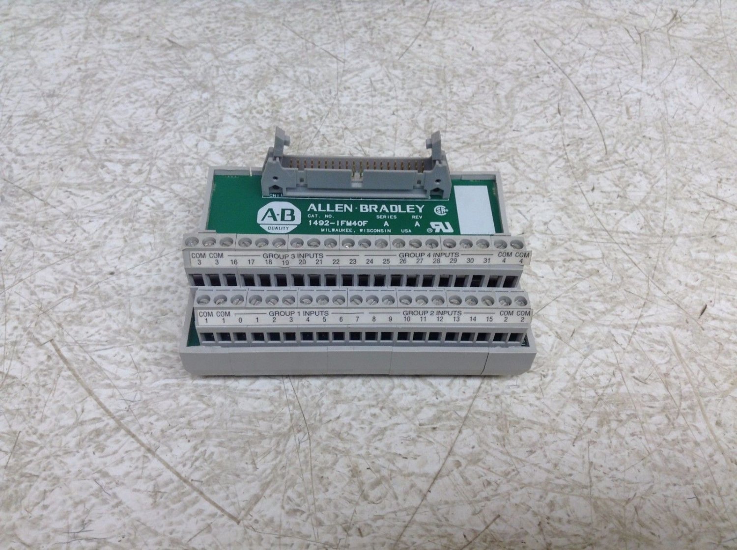 Allen Bradley 1492-IFM40F Breakout Module Terminal Block 1492IFM40F 1492