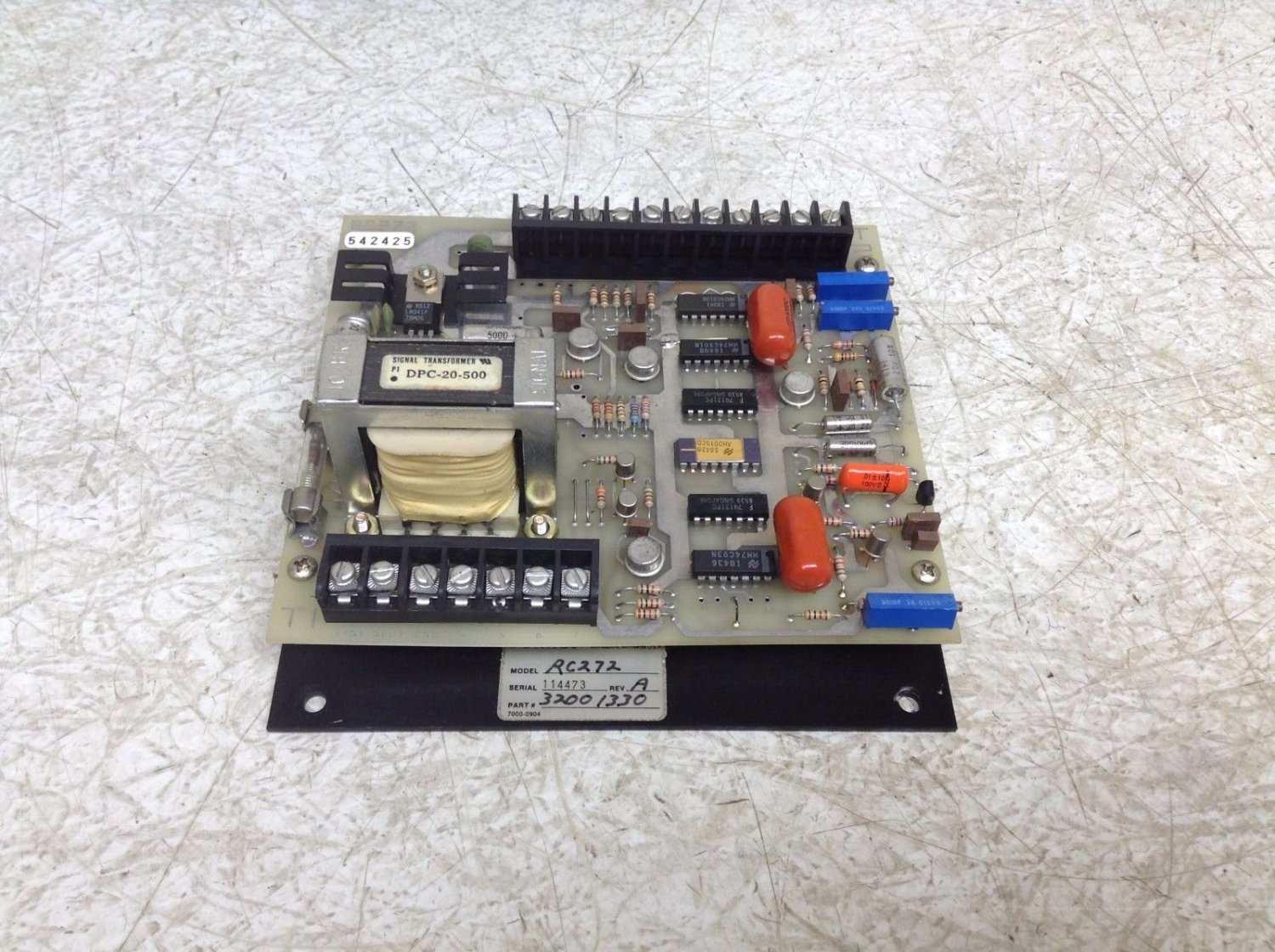 Fenner RC272 Frequency Scaler 32001330 Rev A