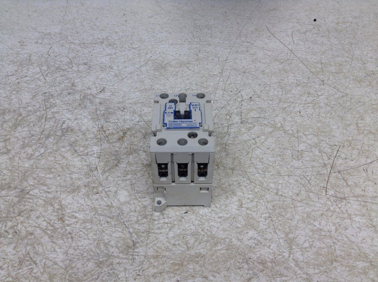 Cutler Hammer AN16DNO Size 1 Starter Contactor 110/120 VAC Coil Eaton AN16DN0