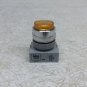Idec APW Amber Orange Illuminated Momentary Push Button