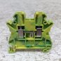 Phoenix Contact UT 4-PE Green Yellow Wire Terminal UT4PE UT4-PE Lot of 2