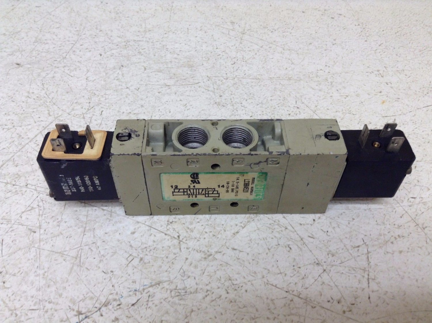 Numatics L23BB4520 237-569B Pneumatic Solenoid Valve 110-120 VAC 237569B (TSC)