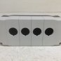 Allen Bradley 800F-4PP 4 Push Button Plastic Enclosure 800F4PP