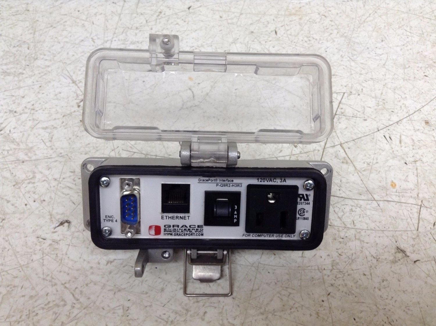 Grace GracePort P-Q9R2-H3R3 Interface Ethernet RJ45 120 VAC 3 A PQ9R2H3R3 (TSC)