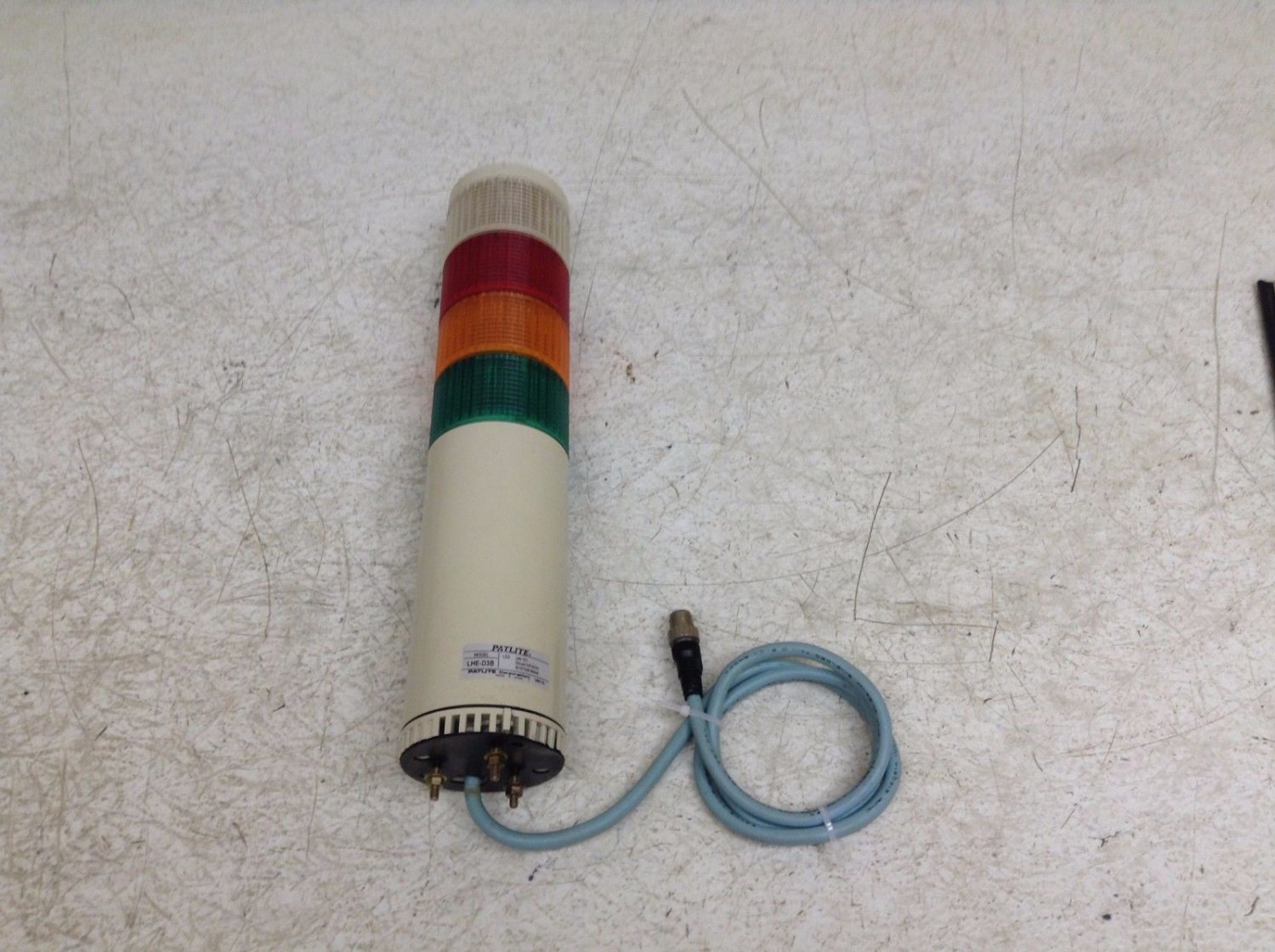Patlite LHE-D3B 24 VDC Stack Light Clear Red Orange Green LHED3B (TSC)
