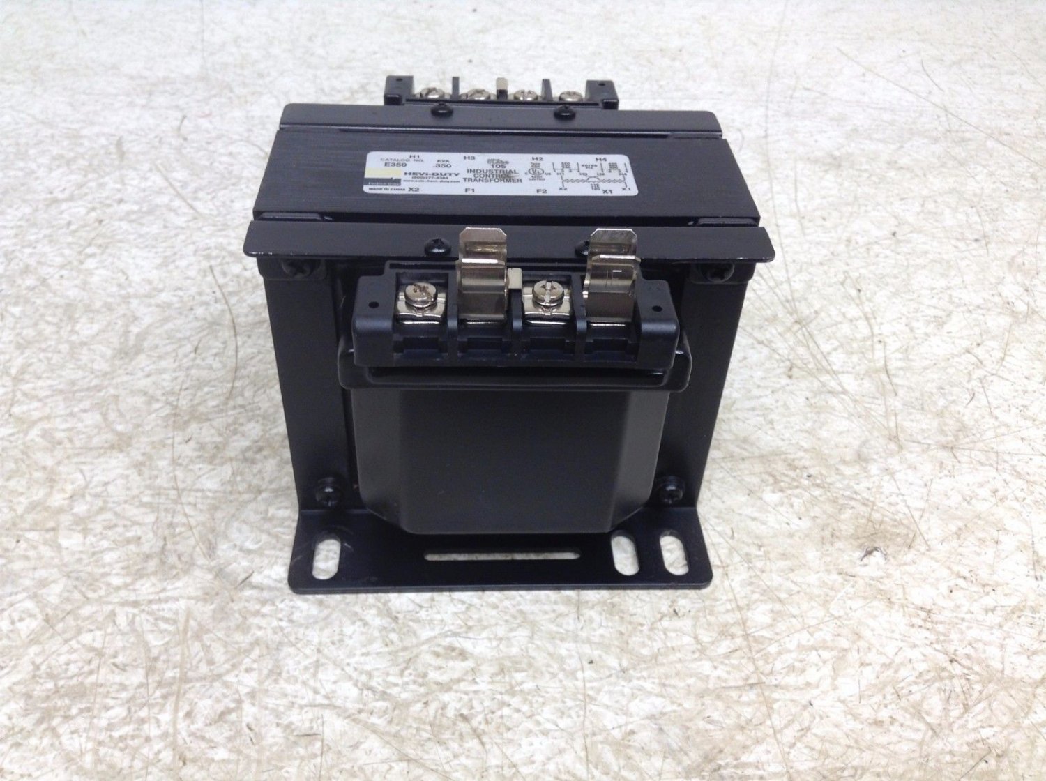 Sola Hevi Duty E350 Single Phase Control Transformer 350 VA .350 KVA EGS