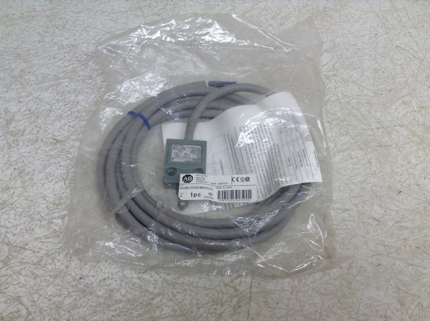 Allen Bradley 802B-CSAD1BSXC3 Compact Limit Switch 802BCSAD1BSXC3