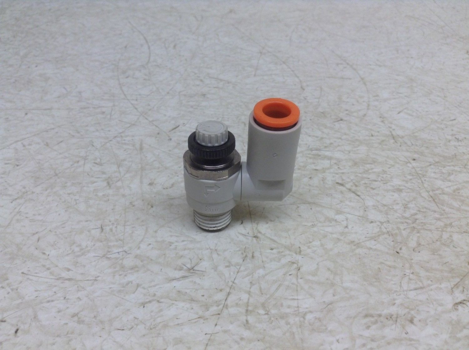 SMC AS2311F White Orange Pneumatic Flow Control Valve 5/16" 8mm AS 2311F