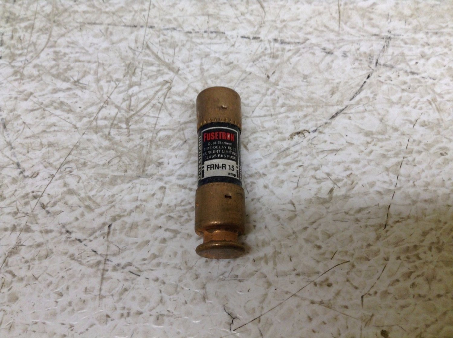 Bussmann Buss FRN-R-15 15 Amp Fuse FRNR15 Fusetron