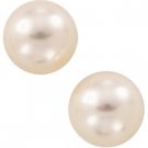 Freshwater Round Cultured Pearl Earring