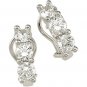 Sterling Silver Cubic Zirconia Earring