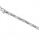 14kt White Gold Cubic Zirconia Bracelet
