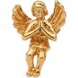 14kt Yellow Gold Praying Angel Label Pin