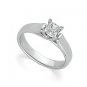 Platinum Solitaire Diamond Bridal Engagement Ring