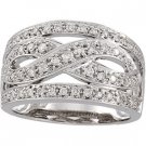 14kt White Gold .50 Diamond Ring