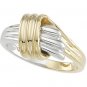 14kt Two Tone Gold Metal Fashion Ring