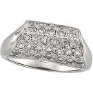 14kt White Gold 1 ctw Diamond Ring