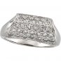 14kt White Gold 1 ctw Diamond Ring