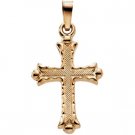 14kt Yellow Gold Cross Pendant
