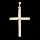 14kt White Gold Cross Pendant