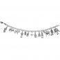 14kt White Gold Nativity Bracelet