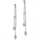 14kt White Gold .17 ctw Diamond Earring
