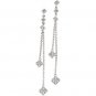 14kt White Gold .17 ctw Diamond Earring