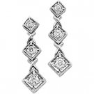 14kt White Gold .50 ctw Diamond Earring