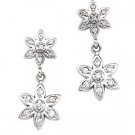 14kt White Gold .25 ctw Diamond Earring