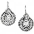 14kt White Gold .50 ctw Diamond Earring