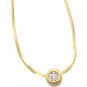 14kt Yellow Gold .25 ctw Diamond Necklace