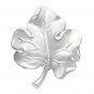 14kt White Gold Leaf Brooch