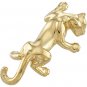14kt Yellow Gold Electroform Panther Brooch