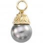 14kt Yellow Gold Tahitian Pearl Pendant