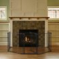 5 Pannels Baby Child Safety Hearth Gate Metal Fire Gate Fireplace Safe Fence