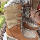 New Women's Hi Tec Sierra Somoni 200 Water Proff Tan Winter Boots Sz. 7