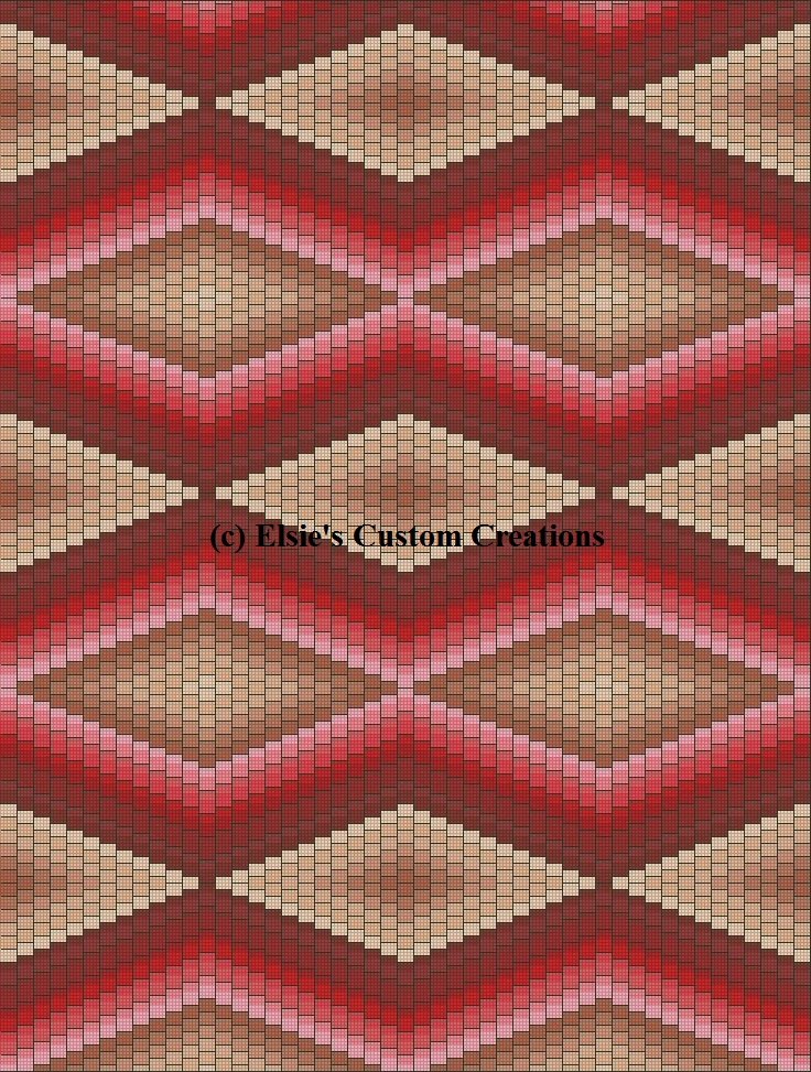 Bargello Quilt 2 PDF Cross Stitch Pattern