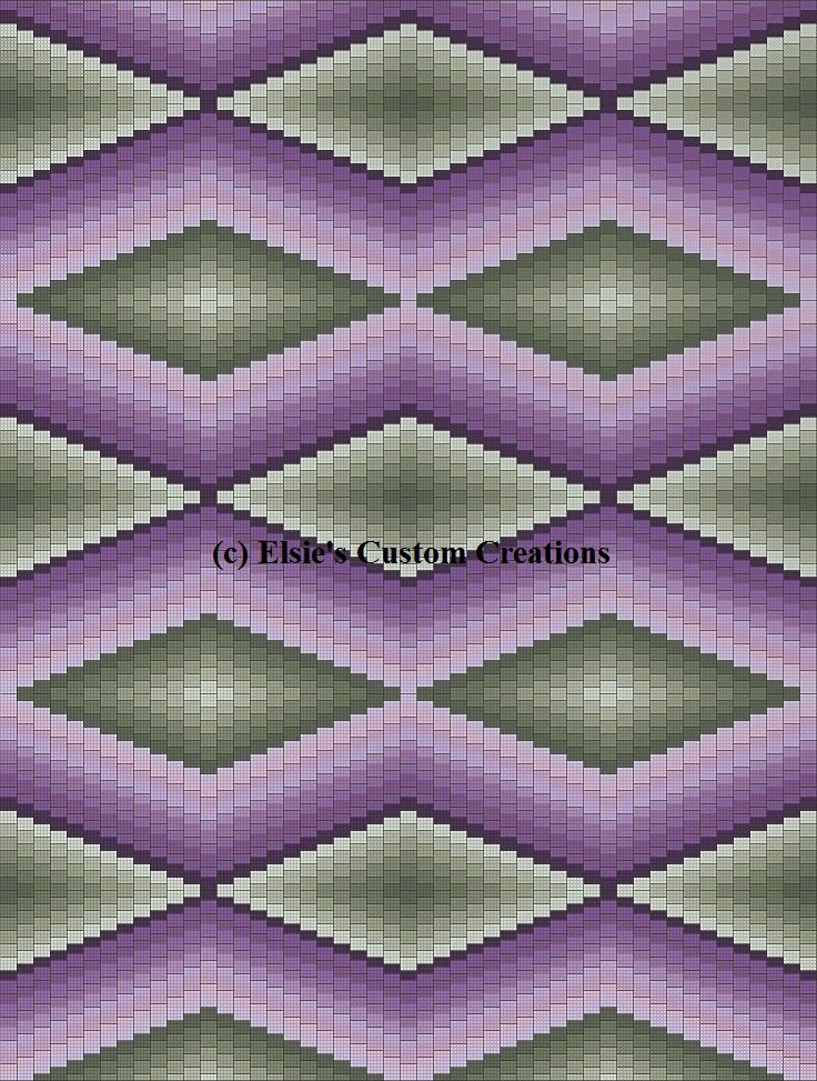 Bargello Quilt 6 PDF Cross Stitch Pattern