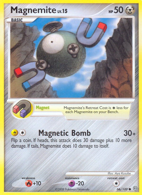Pokemon D&P StormFront Single Card Common Magnemite 66/100