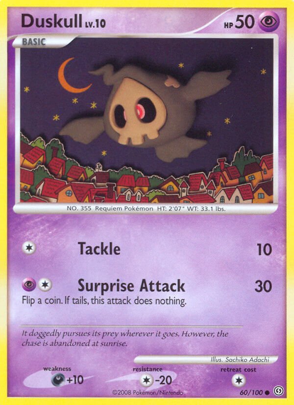 Pokemon D&P StormFront Single Card Common Duskull 60/100