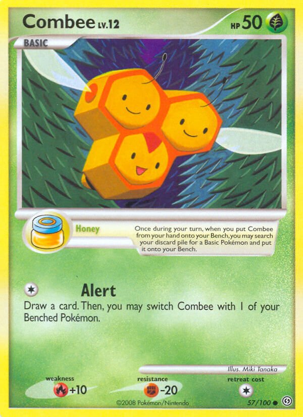 Pokemon D&P StormFront Single Card Common Combee 57/100
