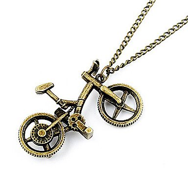 Retro Style Bicycle Necklace