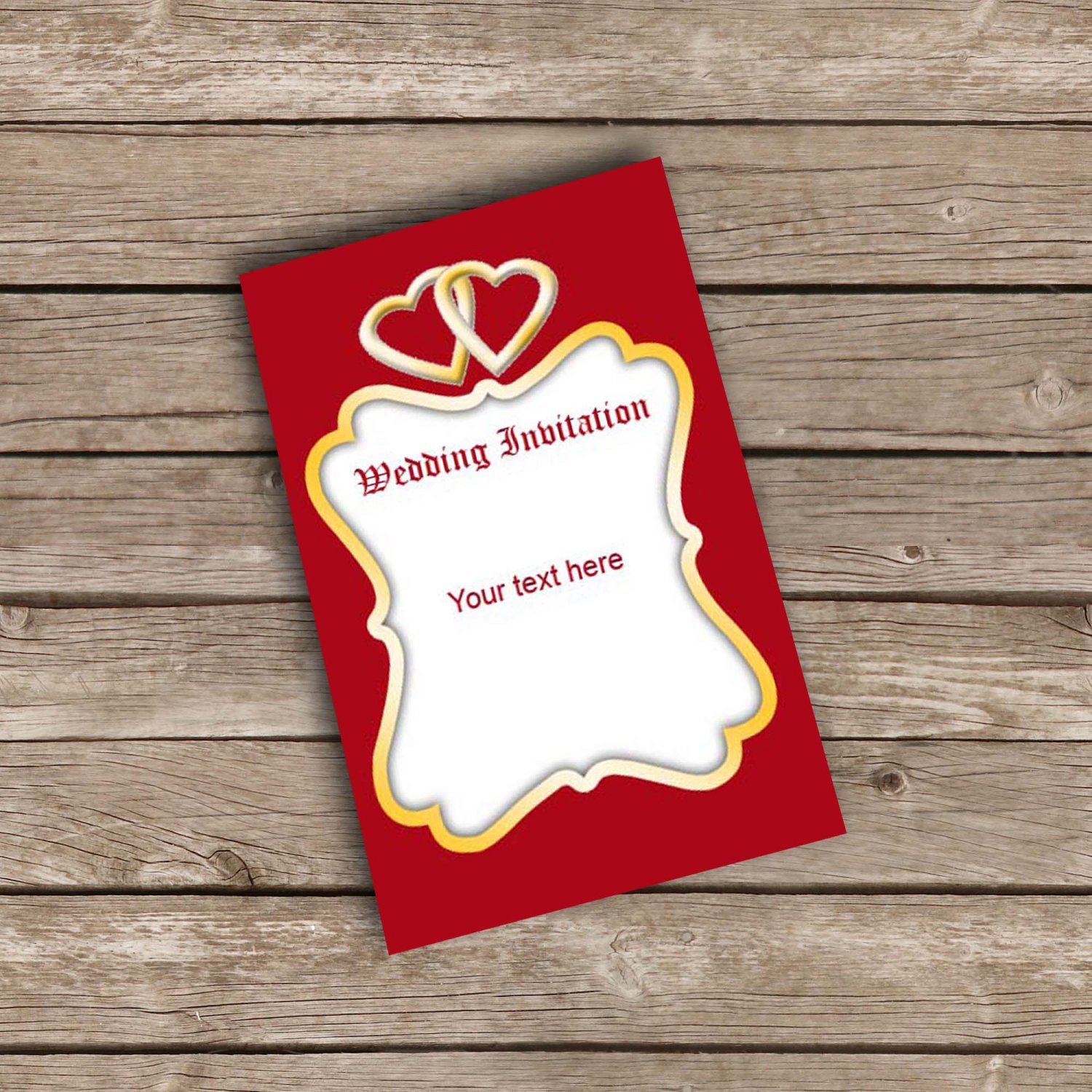 Wedding card