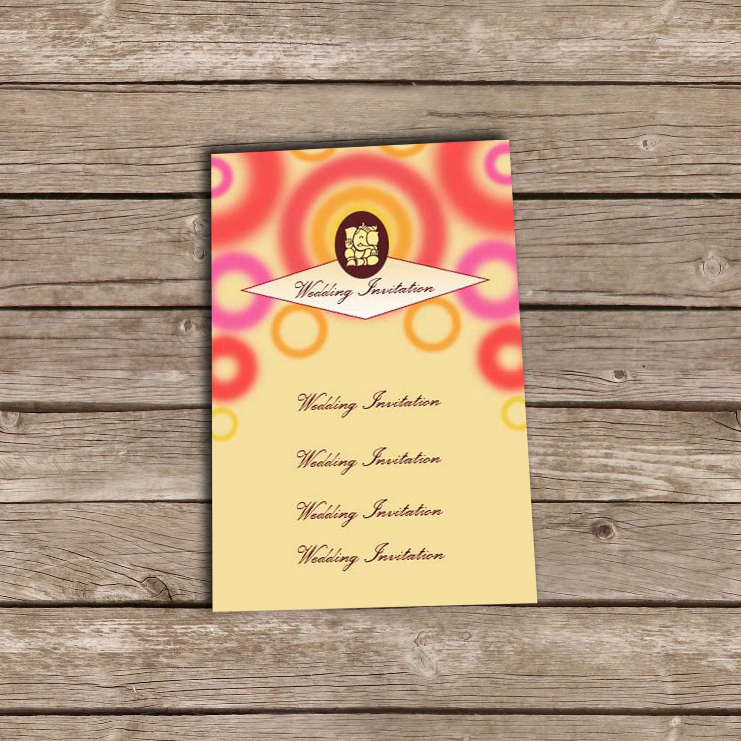 Wedding card