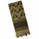 AR 15 Assault Rifle Military Scarf OD Green Shemagh Great for Halloween